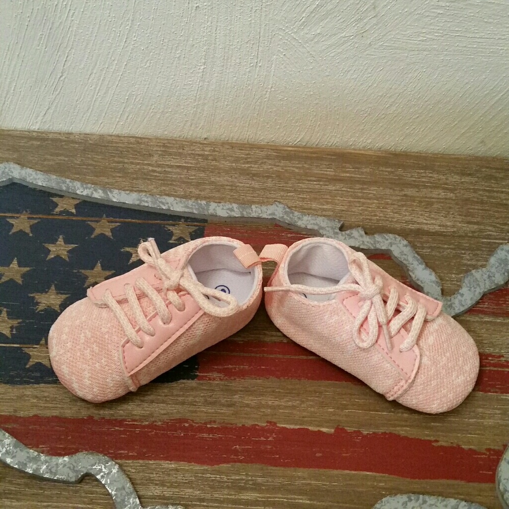 NWOT, myggpp pink & white  lace up shoes, 3 - Picture 8 of 8